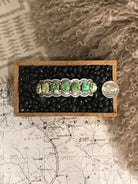 The La Grange Row Cuff-Bracelets & Cuffs-Calli Co., Turquoise and Silver Jewelry, Native American Handmade, Zuni Tribe, Navajo Tribe, Brock Texas