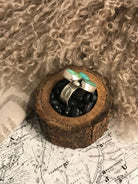 The Amarillo Ring, Sz 8-Rings-Calli Co., Turquoise and Silver Jewelry, Native American Handmade, Zuni Tribe, Navajo Tribe, Brock Texas