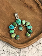 The Zion Naja Pendant-Pendants-Calli Co., Turquoise and Silver Jewelry, Native American Handmade, Zuni Tribe, Navajo Tribe, Brock Texas