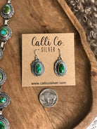 The Bonneville Turquoise Lariat Necklace Set-Necklaces-Calli Co., Turquoise and Silver Jewelry, Native American Handmade, Zuni Tribe, Navajo Tribe, Brock Texas