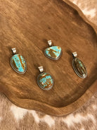 The Stoneboro Pendants-Pendants-Calli Co., Turquoise and Silver Jewelry, Native American Handmade, Zuni Tribe, Navajo Tribe, Brock Texas
