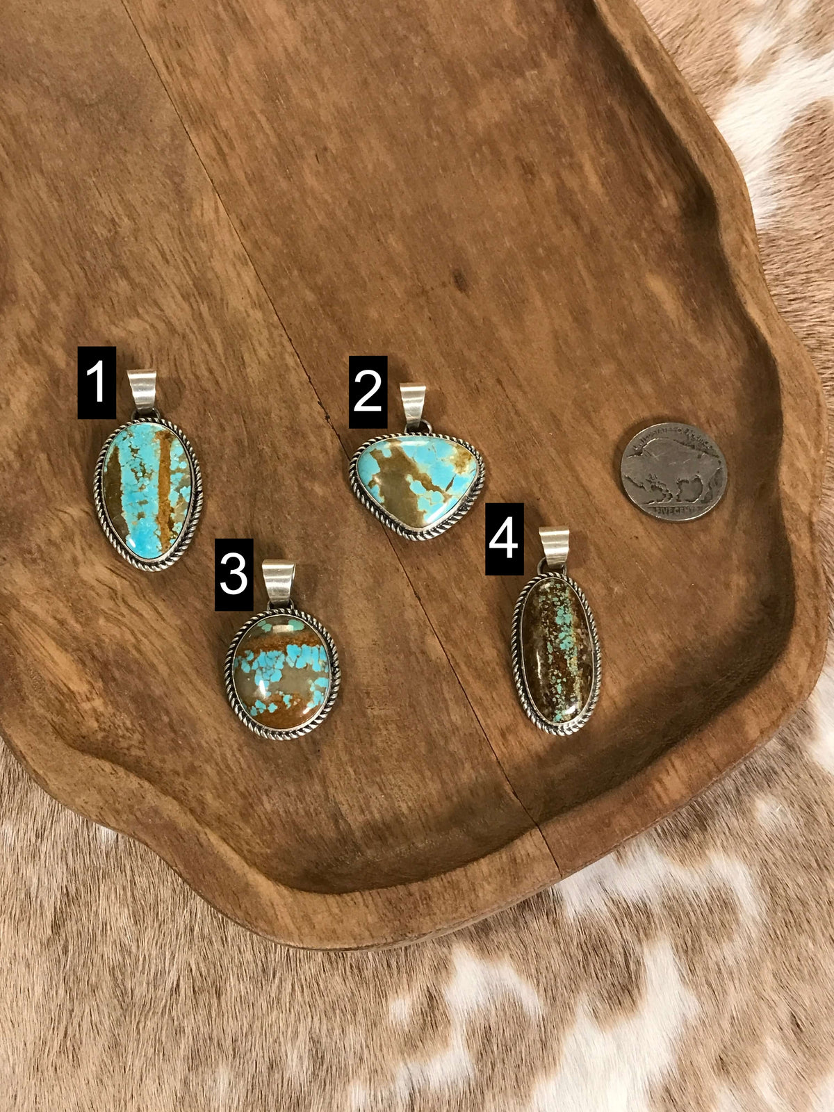 The Stoneboro Pendants-Pendants-Calli Co., Turquoise and Silver Jewelry, Native American Handmade, Zuni Tribe, Navajo Tribe, Brock Texas
