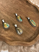 The Uppsala Pendants-Pendants-Calli Co., Turquoise and Silver Jewelry, Native American Handmade, Zuni Tribe, Navajo Tribe, Brock Texas