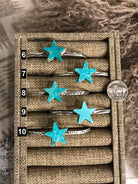 The Stardust Turquoise Cuffs-Bracelets & Cuffs-Calli Co., Turquoise and Silver Jewelry, Native American Handmade, Zuni Tribe, Navajo Tribe, Brock Texas
