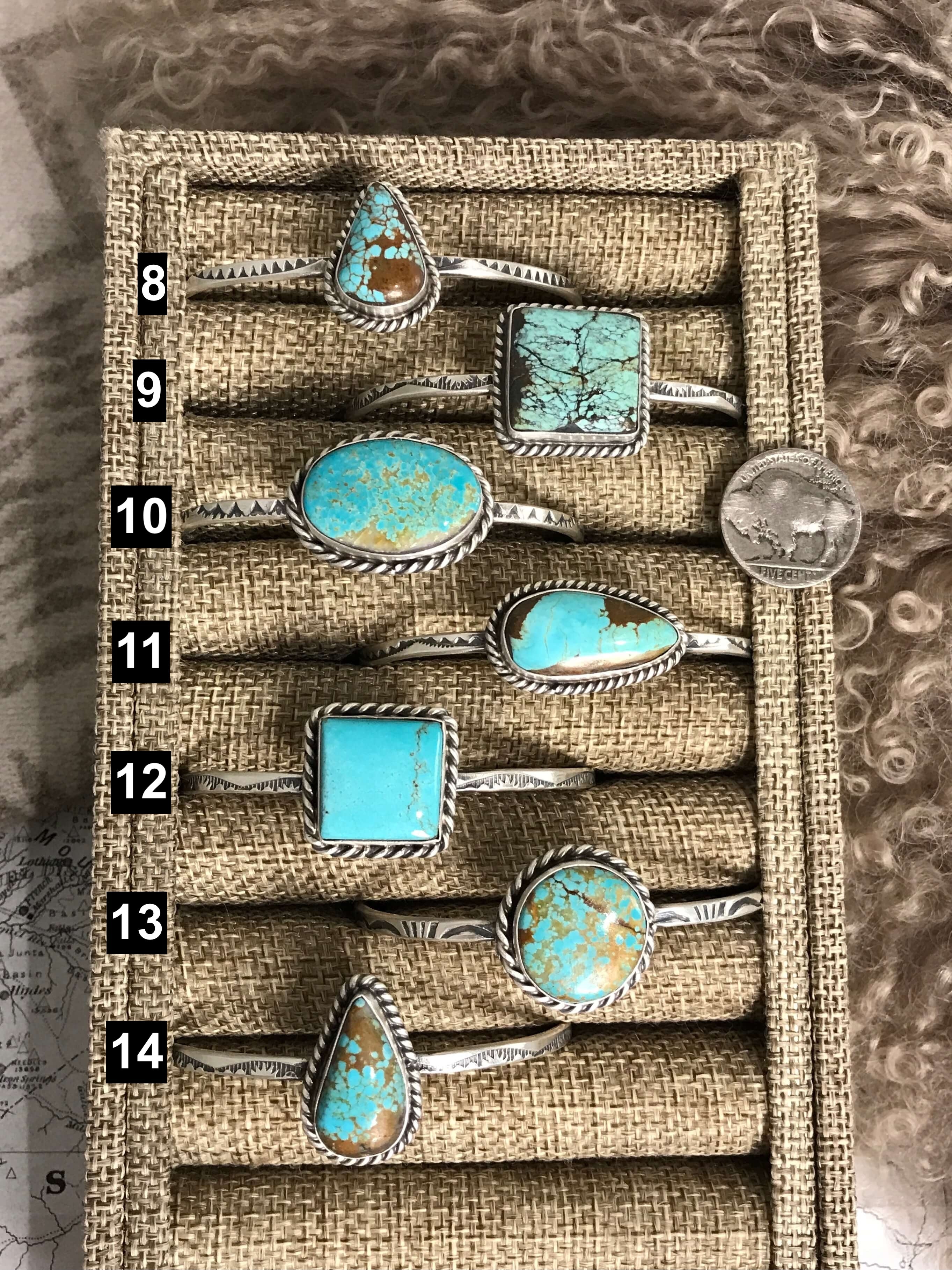 The Willow Crest Cuffs-Bracelets & Cuffs-Calli Co., Turquoise and Silver Jewelry, Native American Handmade, Zuni Tribe, Navajo Tribe, Brock Texas
