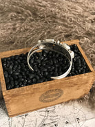 The Sadler Cuff, 2-Bracelets & Cuffs-Calli Co., Turquoise and Silver Jewelry, Native American Handmade, Zuni Tribe, Navajo Tribe, Brock Texas