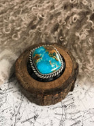 The Riverfall Adjustable Turquoise Ring, 3-Rings-Calli Co., Turquoise and Silver Jewelry, Native American Handmade, Zuni Tribe, Navajo Tribe, Brock Texas