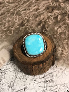 The Riverfall Adjustable Turquoise Ring, 4-Rings-Calli Co., Turquoise and Silver Jewelry, Native American Handmade, Zuni Tribe, Navajo Tribe, Brock Texas
