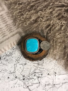 The Riverfall Adjustable Turquoise Ring, 5-Rings-Calli Co., Turquoise and Silver Jewelry, Native American Handmade, Zuni Tribe, Navajo Tribe, Brock Texas