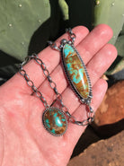 The Ace Lariat Necklace, 18-Necklaces-Calli Co., Turquoise and Silver Jewelry, Native American Handmade, Zuni Tribe, Navajo Tribe, Brock Texas