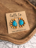 The Arena Cluster Earrings, 3-Earrings-Calli Co., Turquoise and Silver Jewelry, Native American Handmade, Zuni Tribe, Navajo Tribe, Brock Texas