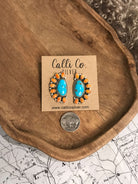 The Arena Cluster Earrings, 6-Earrings-Calli Co., Turquoise and Silver Jewelry, Native American Handmade, Zuni Tribe, Navajo Tribe, Brock Texas