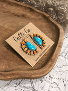 The Arena Cluster Earrings, 6-Earrings-Calli Co., Turquoise and Silver Jewelry, Native American Handmade, Zuni Tribe, Navajo Tribe, Brock Texas