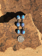 The Osceola Earrings, 6-Earrings-Calli Co., Turquoise and Silver Jewelry, Native American Handmade, Zuni Tribe, Navajo Tribe, Brock Texas