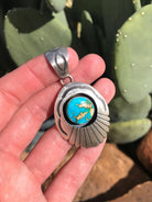 The Theba Sonoran Gold Pendant-Pendants-Calli Co., Turquoise and Silver Jewelry, Native American Handmade, Zuni Tribe, Navajo Tribe, Brock Texas