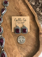 The Pinyon Lariat Necklace Set-Necklaces-Calli Co., Turquoise and Silver Jewelry, Native American Handmade, Zuni Tribe, Navajo Tribe, Brock Texas