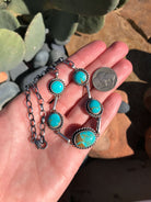 The Lulu Necklace, 17-Necklaces-Calli Co., Turquoise and Silver Jewelry, Native American Handmade, Zuni Tribe, Navajo Tribe, Brock Texas