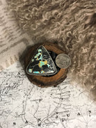 The Downey Ring, Sz 7-Rings-Calli Co., Turquoise and Silver Jewelry, Native American Handmade, Zuni Tribe, Navajo Tribe, Brock Texas