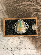 The Butte Cuff-Bracelets & Cuffs-Calli Co., Turquoise and Silver Jewelry, Native American Handmade, Zuni Tribe, Navajo Tribe, Brock Texas