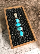 The Tobago Turquoise Pendant, 1-Pendants-Calli Co., Turquoise and Silver Jewelry, Native American Handmade, Zuni Tribe, Navajo Tribe, Brock Texas