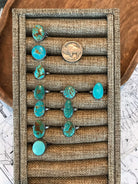 The Girvin Turquoise Rings-Rings-Calli Co., Turquoise and Silver Jewelry, Native American Handmade, Zuni Tribe, Navajo Tribe, Brock Texas