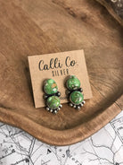 The Emberfield Earrings-Earrings-Calli Co., Turquoise and Silver Jewelry, Native American Handmade, Zuni Tribe, Navajo Tribe, Brock Texas