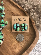 The Lorenzo Turquoise Statement Necklace Set-Necklaces-Calli Co., Turquoise and Silver Jewelry, Native American Handmade, Zuni Tribe, Navajo Tribe, Brock Texas