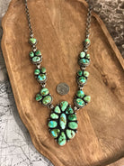 The Lorenzo Turquoise Statement Necklace Set-Necklaces-Calli Co., Turquoise and Silver Jewelry, Native American Handmade, Zuni Tribe, Navajo Tribe, Brock Texas