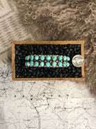 The Indie Double Row Cuff-Bracelets & Cuffs-Calli Co., Turquoise and Silver Jewelry, Native American Handmade, Zuni Tribe, Navajo Tribe, Brock Texas