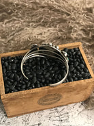 The Wacey Turquoise Cuff-Bracelets & Cuffs-Calli Co., Turquoise and Silver Jewelry, Native American Handmade, Zuni Tribe, Navajo Tribe, Brock Texas