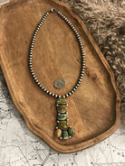 The Oren Necklace-Necklaces-Calli Co., Turquoise and Silver Jewelry, Native American Handmade, Zuni Tribe, Navajo Tribe, Brock Texas