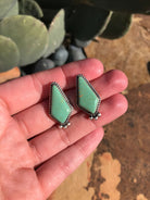 The Turquoise Studs, 2-Earrings-Calli Co., Turquoise and Silver Jewelry, Native American Handmade, Zuni Tribe, Navajo Tribe, Brock Texas