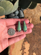 The Turquoise Studs, 3-Earrings-Calli Co., Turquoise and Silver Jewelry, Native American Handmade, Zuni Tribe, Navajo Tribe, Brock Texas