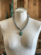 The Encinitas Concho Pendant, 4-Pendants-Calli Co., Turquoise and Silver Jewelry, Native American Handmade, Zuni Tribe, Navajo Tribe, Brock Texas