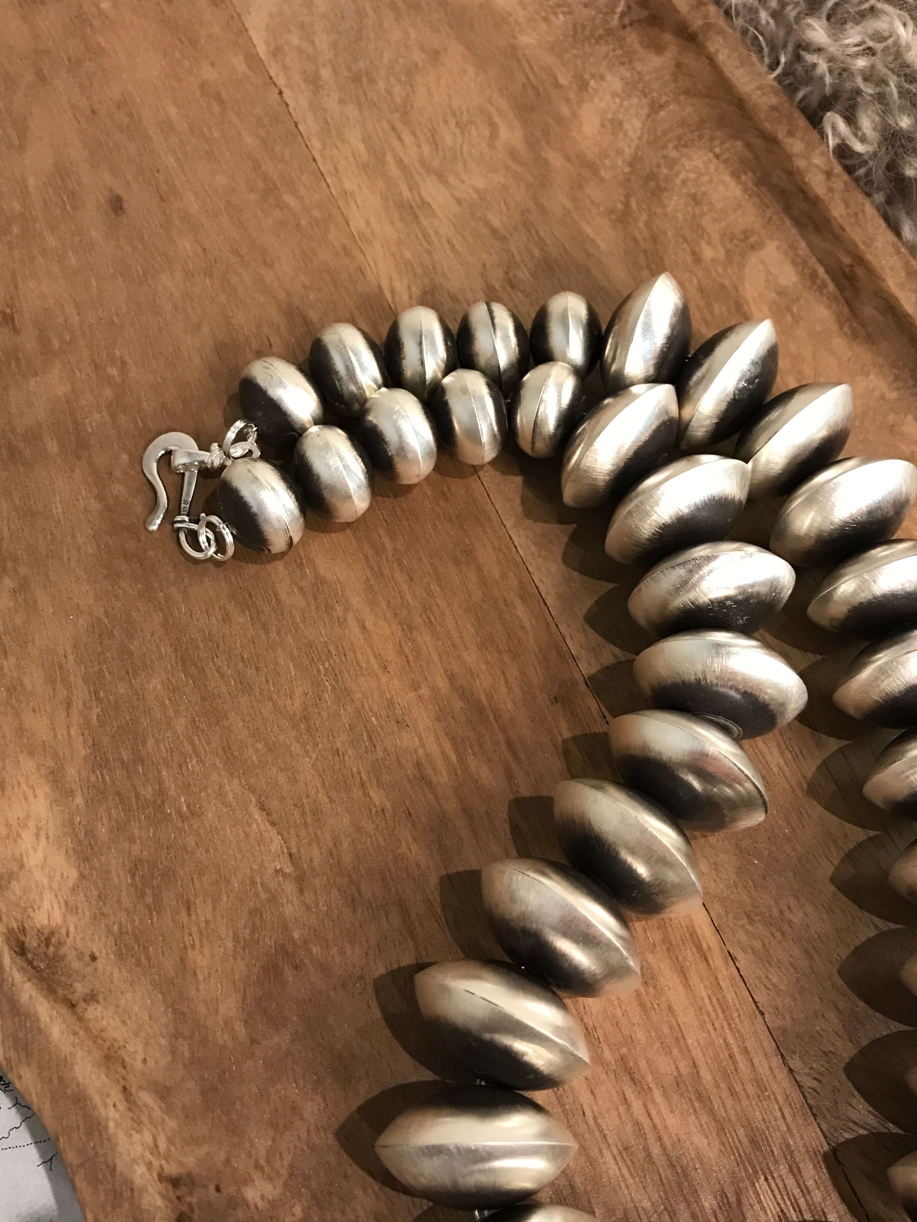 The Deep Valley Necklace, 21"-Necklaces-Calli Co., Turquoise and Silver Jewelry, Native American Handmade, Zuni Tribe, Navajo Tribe, Brock Texas