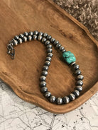 The Valle Verde Necklaces-Necklaces-Calli Co., Turquoise and Silver Jewelry, Native American Handmade, Zuni Tribe, Navajo Tribe, Brock Texas