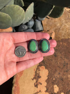 The Turquoise Studs, 9-Earrings-Calli Co., Turquoise and Silver Jewelry, Native American Handmade, Zuni Tribe, Navajo Tribe, Brock Texas