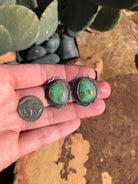 The Turquoise Studs, 10-Earrings-Calli Co., Turquoise and Silver Jewelry, Native American Handmade, Zuni Tribe, Navajo Tribe, Brock Texas