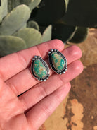 The Turquoise Studs, 15-Earrings-Calli Co., Turquoise and Silver Jewelry, Native American Handmade, Zuni Tribe, Navajo Tribe, Brock Texas