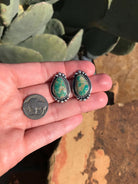 The Turquoise Studs, 15-Earrings-Calli Co., Turquoise and Silver Jewelry, Native American Handmade, Zuni Tribe, Navajo Tribe, Brock Texas