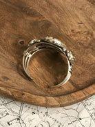 The Fredonia Turquoise Cuff, 3-Bracelets & Cuffs-Calli Co., Turquoise and Silver Jewelry, Native American Handmade, Zuni Tribe, Navajo Tribe, Brock Texas