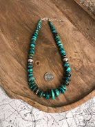 The Ivy Stacked Necklace, 3-Necklaces-Calli Co., Turquoise and Silver Jewelry, Native American Handmade, Zuni Tribe, Navajo Tribe, Brock Texas
