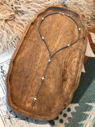 The Laguna Lariat-Necklaces-Calli Co., Turquoise and Silver Jewelry, Native American Handmade, Zuni Tribe, Navajo Tribe, Brock Texas