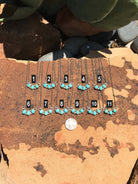 The Rexford Turquoise 3 Stone Necklaces-Necklaces-Calli Co., Turquoise and Silver Jewelry, Native American Handmade, Zuni Tribe, Navajo Tribe, Brock Texas