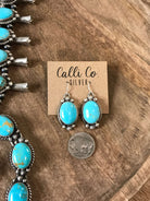The Solstice Squash Blossom Necklace Set-Necklaces-Calli Co., Turquoise and Silver Jewelry, Native American Handmade, Zuni Tribe, Navajo Tribe, Brock Texas