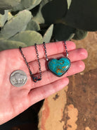 The Heart Necklace, 4-Necklaces-Calli Co., Turquoise and Silver Jewelry, Native American Handmade, Zuni Tribe, Navajo Tribe, Brock Texas