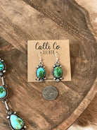 The Hayes Turquoise Lariat Necklace Set-Necklaces-Calli Co., Turquoise and Silver Jewelry, Native American Handmade, Zuni Tribe, Navajo Tribe, Brock Texas