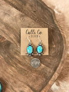 The Ramona Turquoise Lariat Necklace Set-Necklaces-Calli Co., Turquoise and Silver Jewelry, Native American Handmade, Zuni Tribe, Navajo Tribe, Brock Texas