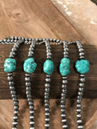 The Valle Verde Necklaces-Necklaces-Calli Co., Turquoise and Silver Jewelry, Native American Handmade, Zuni Tribe, Navajo Tribe, Brock Texas