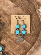 The Catori Turquoise Lariat Necklace Set xx-Necklaces-Calli Co., Turquoise and Silver Jewelry, Native American Handmade, Zuni Tribe, Navajo Tribe, Brock Texas